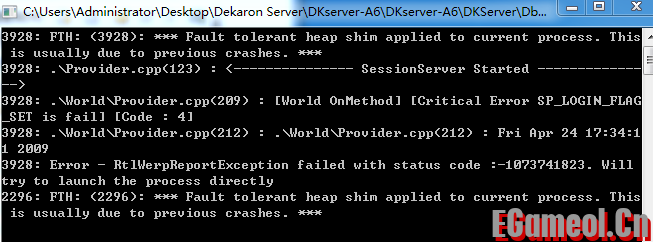 这个程序启动一会就闪退是是什么原因啊SessionServer