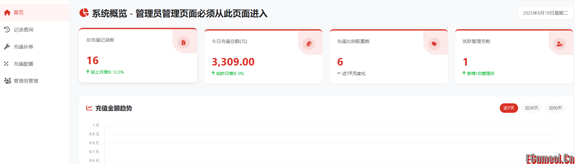 充值平台不需要网关 直接充值